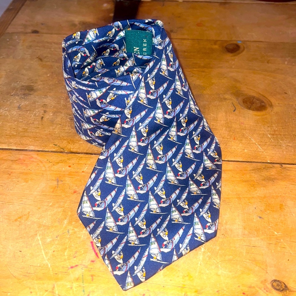 Ralph Lauren Sailboat Tie